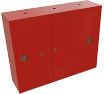 Шкаф пожарный Балтика-01 навесной ШП-КО-315 НЗК (1ПК+1огн) ЗМ 650x840x230 красный 016-4299
