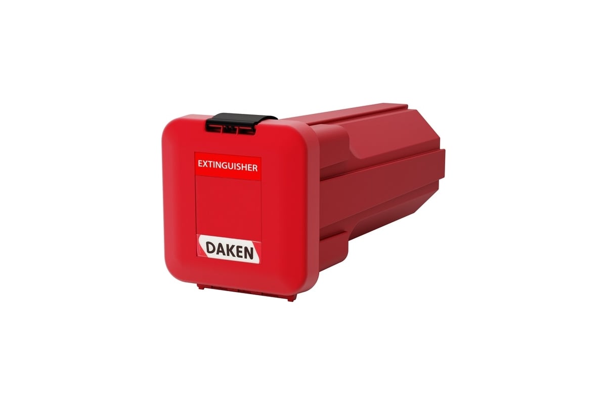 Ящик для огнетушителя DAKEN SLIDEN 265х280х595, 6 кг, красный, 160 мм ...