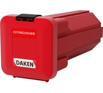 Ящик для огнетушителя DAKEN SLIDEN 265х280х595, 6 кг, красный, 160 мм 82412