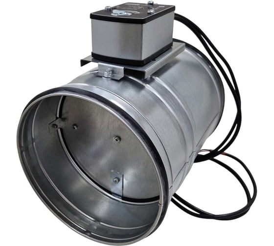 Пожарный клапан FKS225 круглый 225мм огнестойкость El60 с приводом с возвратной пружиной 24В TECHNO 594227 1