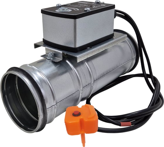 Пожарный клапан TECHNO FKS100 круглый 100мм огнестойкость El60 с приводом с возвратной пружиной 230В с ТРУ 594103 1