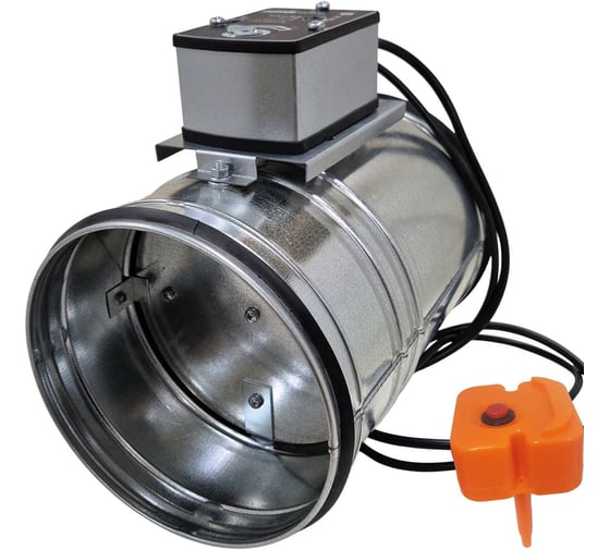 Пожарный клапан TECHNO FKS200 круглый 200мм огнестойкость El60 с приводом с возвратной пружиной 230В с ТРУ 594203 1