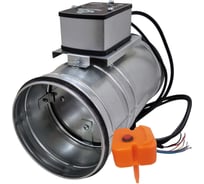 Пожарный клапан TECHNO FKS160 круглый 160мм огнестойкость El60 с приводом с возвратной пружиной 24В с ТРУ 594164