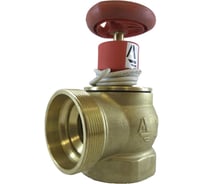 Клапан пожарный латунный АПОГЕЙ КПЛМ 65-1 90 муфта-цапка (ВР/НР) + датчик ДППК 23 110014