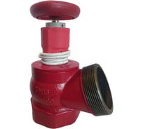 Клапан пожарный чугунный АПОГЕЙ КПЧ 65-1 125 муфта-цапка (ВР/НР)+ датчик ДППК 27 110026