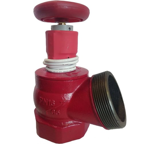 Клапан пожарный чугунный АПОГЕЙ КПЧ 65-1 125 муфта-цапка (ВР/НР)+ датчик ДППК 27 110026 1