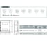 Пенал под два огнетушителя DAKEN DUAL 6-12 кг, Д=170-190 мм, 616х735х270, БЕЗ смотрового окна 85101013 3