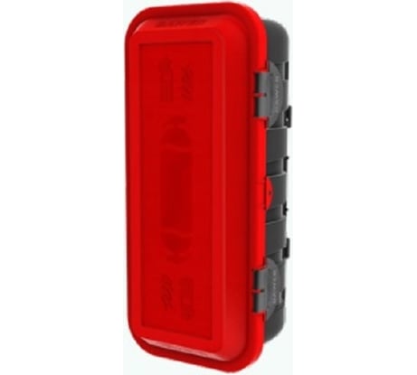Ящик огнетушителя без окошка BAWER 6 кг, диам. 160 мм, 295x215х620(H) E080600
