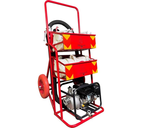 Мобильный пост пожаротушения (МПП) Шанс-М200 с мотопомпой 00-000008596