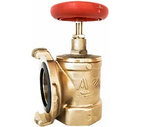 Пожарный клапан Апогей КПАЛ 50 латунный, с соединительной головкой 50 мм 110053