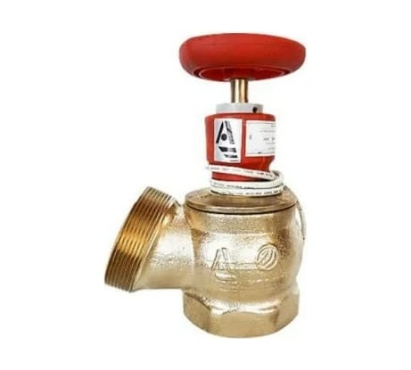 Пожарный клапан Апогей КПЛ 50-1 латунный, 125 град., муфта-цапка, ВР/НР + датчик ДППК 20,5 110002