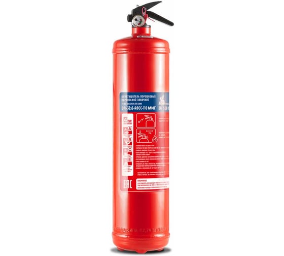Огнетушитель МИГ ОП- 3/з АВСЕ (2А, 70В С Е) 111-62