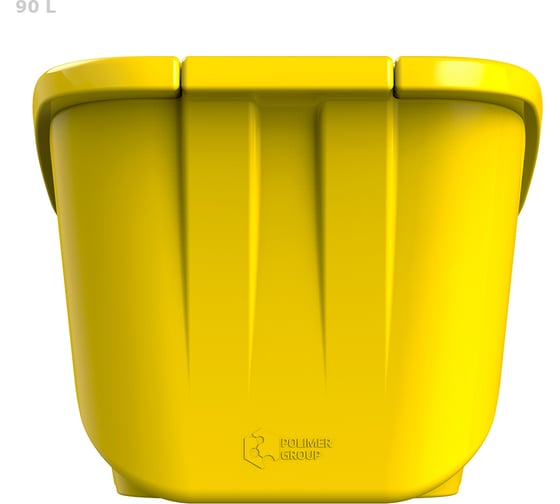 Ящик POLIMER GROUP 90 л, желтый FB907