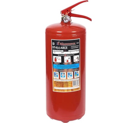 Порошковый огнетушитель Ярпожинвест ОП-6(з)-АВСЕ-01 (А) 4627099830064