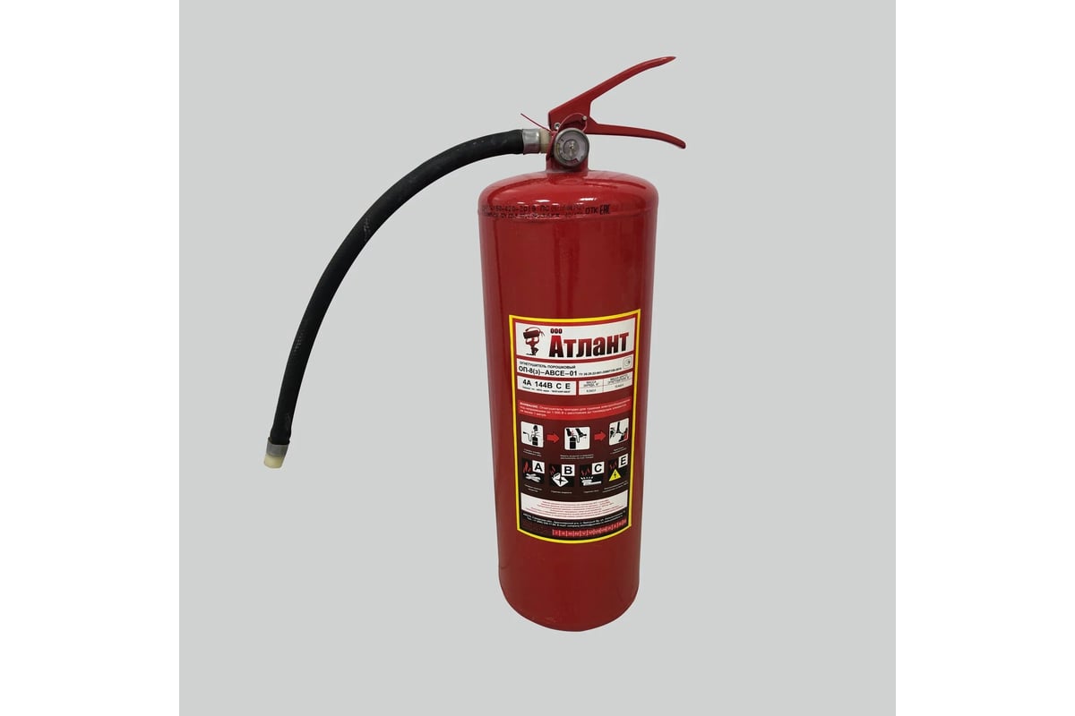 Огнетушитель Атлант оп-8(з)-аbсе-01 ОП-8 АBСЕ - выгодная цена, отзывы ...
