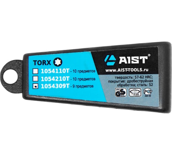 Держатель для Г-образных TORX ключей AIST 10пр. K105110T 00-00010560