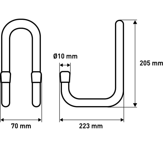 Кронштейн крепежный Larvij до 40 кг LG025B