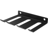 Держатель для хранения шампуров EMBODIMENT настенный, черный EMB-BARH-WS-B