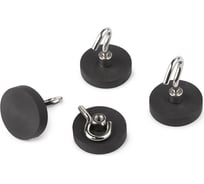 Крючок магнитный прорезиненный Forceberg EР31 для кухни, прихожей, гаража, 4 шт 9-1677331-004