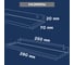 Полка для хранения REXANT 290x70 мм, металлическая, настенная, черная 38-0673 5