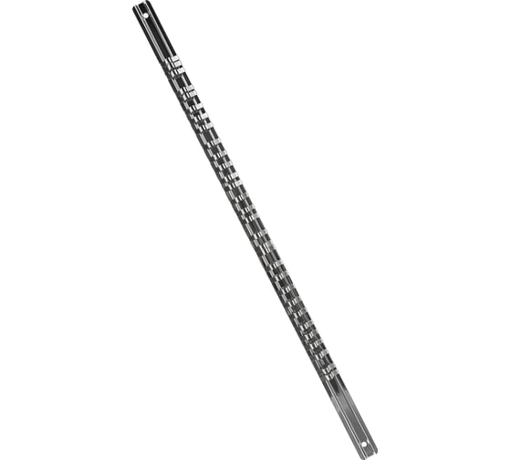 Держатель головок ROCKFORCE 1/4DR, металлическая рейка, 30 зажимов, 560мм RF-819230(1177)