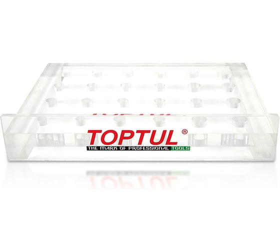 Подставка под зубила и выколотки TOPTUL под 24 предмета TDAK2619