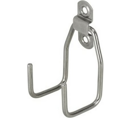 Универсальный двойной держатель VORMANN 52х55 мм, нержавеющая сталь, нагрузка до 20 кг 010290001