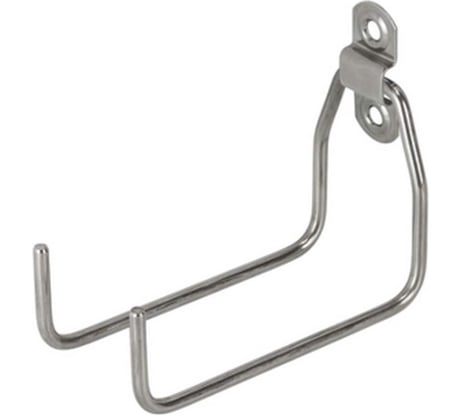 Универсальный двойной держатель VORMANN 120х55 мм, нержавеющая сталь, нагрузка до 15 кг 010290002