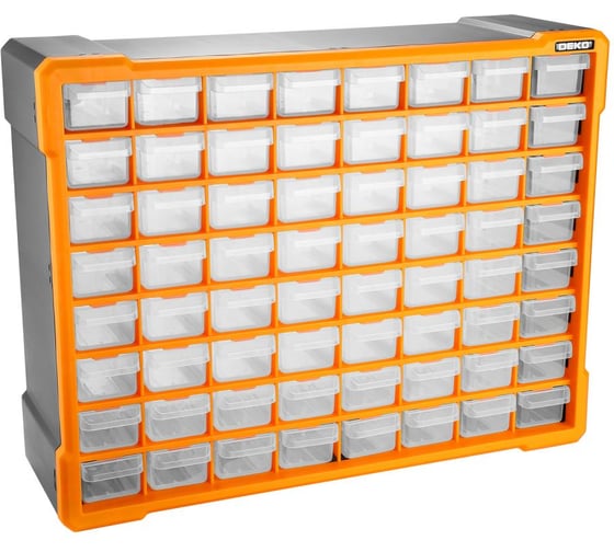 Система хранения DEKO RDKPS64 64 выдвижных ящика, 51x15.8x39 см 083-3402 1