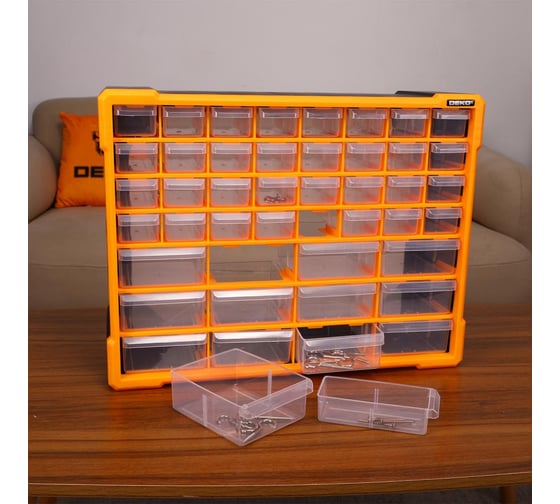 Система хранения DEKO RDKPS44 44 выдвижных ящика, 51x15.8x39.3 см 083-3401