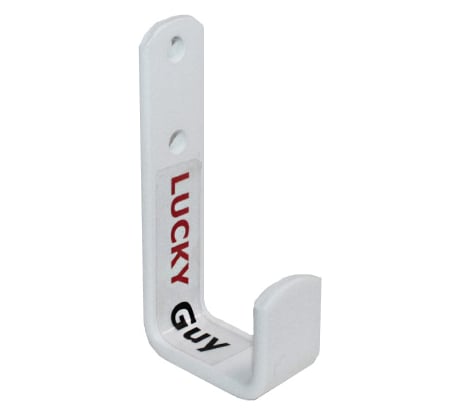 Универсальный настенный держатель LUCKY Guy УДС1 белый, 40х80х20х30х4,0 мм 623 02 080 0