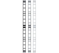 Вертикальная направляющая IMPLAST 1м белая RG1000-03