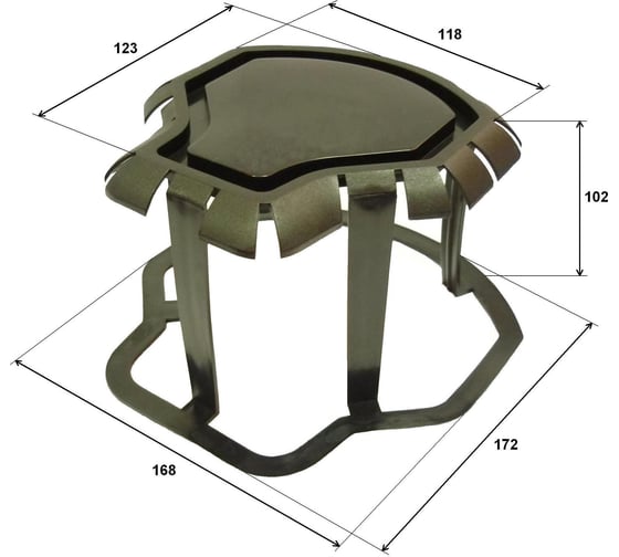 Комплект заглушек для пустот IMPLAST ECHO-2, 10 шт. ECHO-2_К10 1