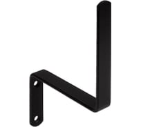 Держатель DOMART универсальный настенный Z-образный 80x120x140x20 черный 4660046016654