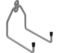 Крюк DOMART настенный U-образный двойной 130x130x90хØ7 серый металлик 4660046015213