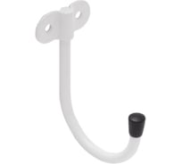 Крюк DOMART настенный J-образный 100x70хØ7 белый 4660046015350