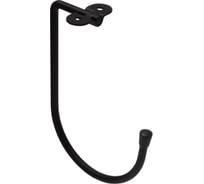 Крюк DOMART потолочный J-образный 50x160x110хØ7 черный 4660046015497