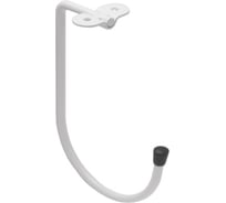 Крюк DOMART потолочный J-образный 50x160x110хØ7 белый 4660046015503