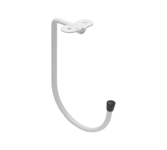 Крюк DOMART потолочный J-образный 50x160x110хØ7 белый 4660046015503 1