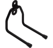Крюк DOMART настенный L-образный двойной 90x100x70хØ7 черный 4660046014896