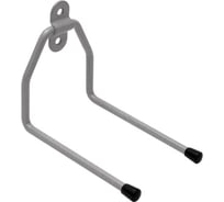 Крюк DOMART настенный L-образный двойной 110x130x80хØ7 серый металлик 4660046014940