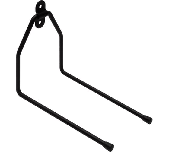 Крюк DOMART настенный L-образный двойной 150x190x100хØ7 черный 4660046014988 1