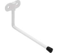 Крюк DOMART настенный L-образный 70x130хØ7 белый 4660046014797