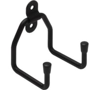 Крюк DOMART настенный U-образный двойной 90x70x70хØ7 черный 4660046015138
