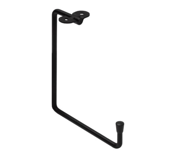 Крюк DOMART потолочный U-образный 50x160x130хØ7 черный 4660046015282 1