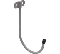 Крюк DOMART настенный J-образный 160x110хØ7 серый металлик 4660046015428
