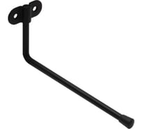 Крюк DOMART настенный L-образный 70x160хØ7 черный 4660046014810