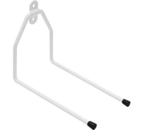 Крюк DOMART настенный L-образный двойной 150x190x100хØ7 белый 4660046014995