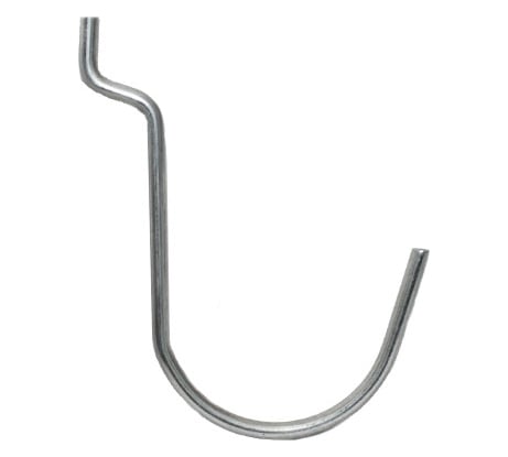 Одинарный крючок LUCKY Guy из проволоки d=3мм оцинковка 10шт 680 03 Т01-01 0LG