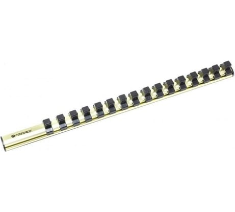 Магнитная планка-держатель для головок 1/2" Forsage на 16 предметов, в блистере F-819312M(17595)